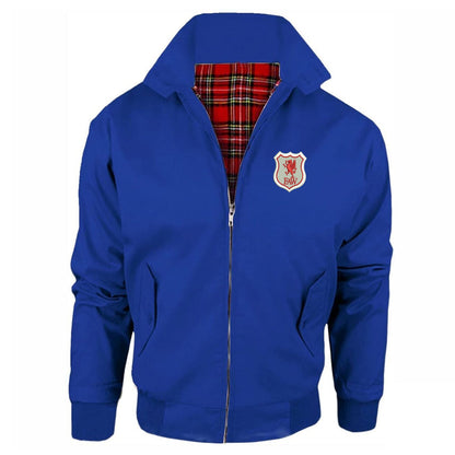 Retro Wales 1926 Embroidered Classic Harrington Jacket