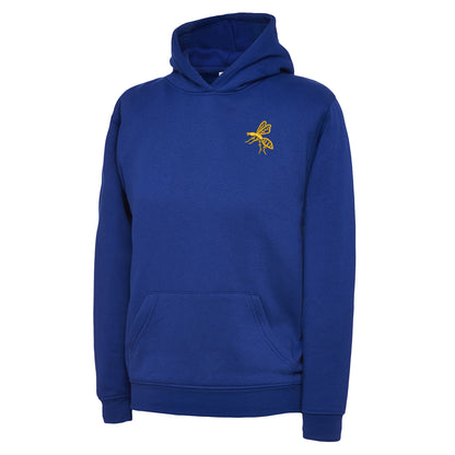 Retro Wasps 1867 Embroidered Children's Hoodie