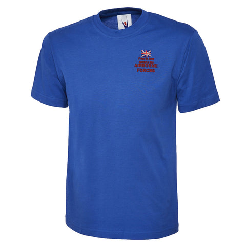 Proud to Have Served in The Airborne Forces Embroidered Classic T-Shirt