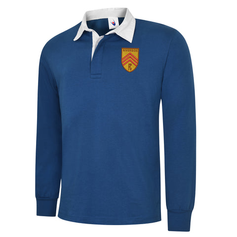 Retro Riverside FC Embroidered Classic Rugby Shirt