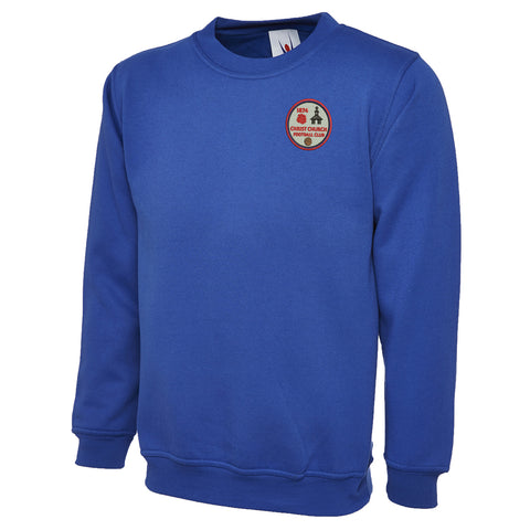 Retro Christ Church FC Embroidered Classic Sweatshirt