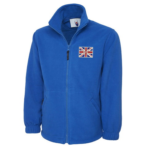 Bath Union Jack Embroidered Premium Fleece