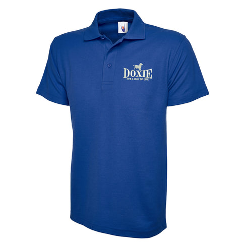 Doxie It's a Way of Life Embroidered Classic Polo Shirt