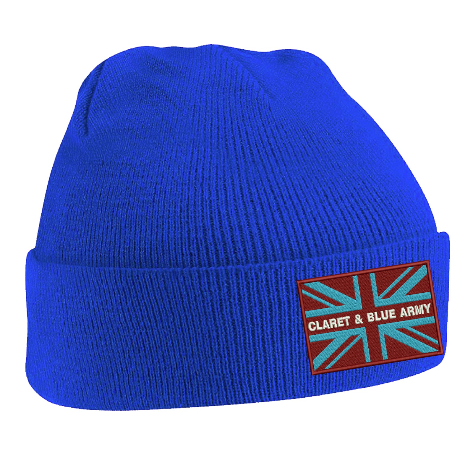 Claret & Blue Army Coloured Union Jack Hat