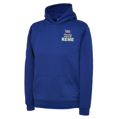 Proud to Have Served in The REME Embroidered Children's Hoodie