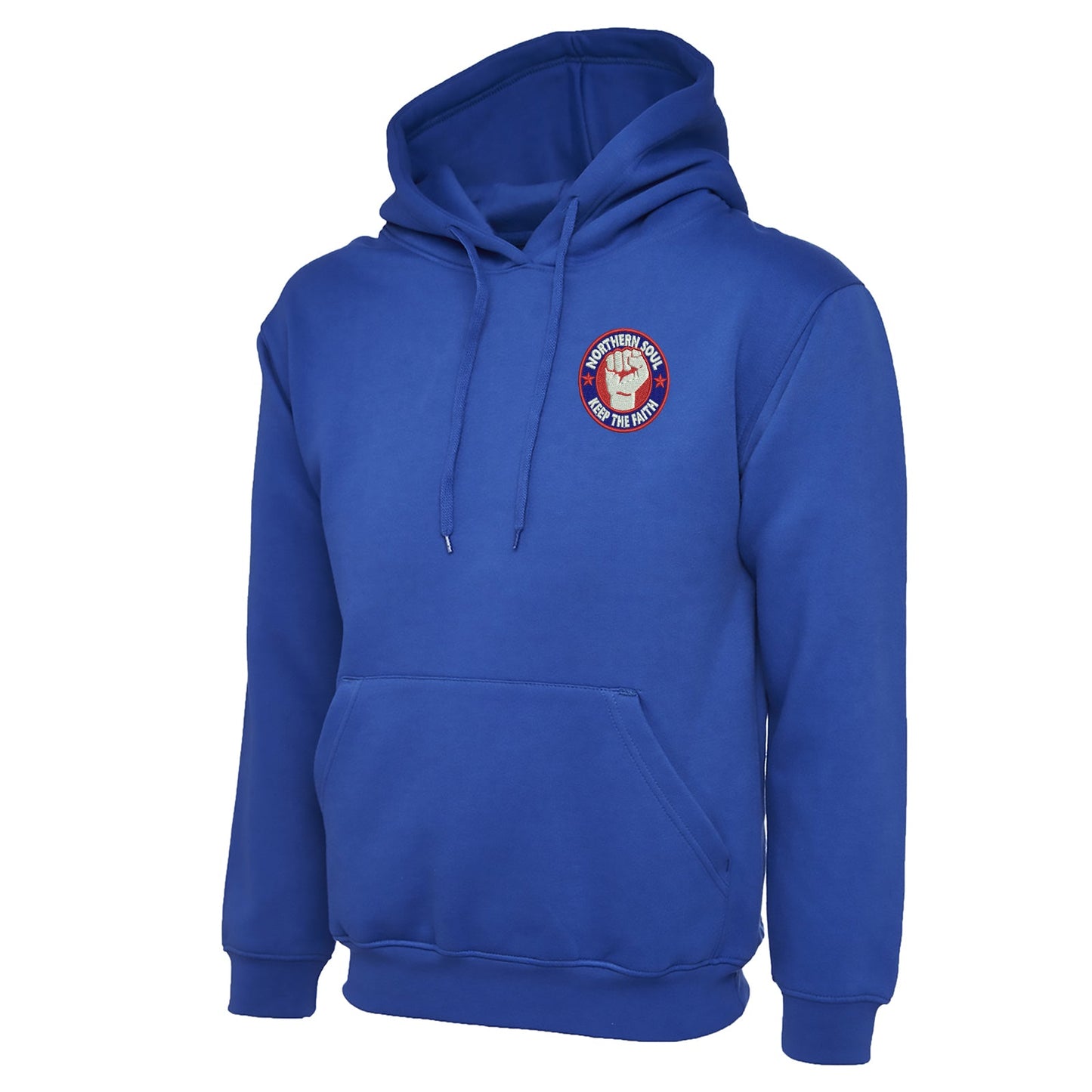 Northern Soul Keep The Faith Embroidered Classic Hoodie