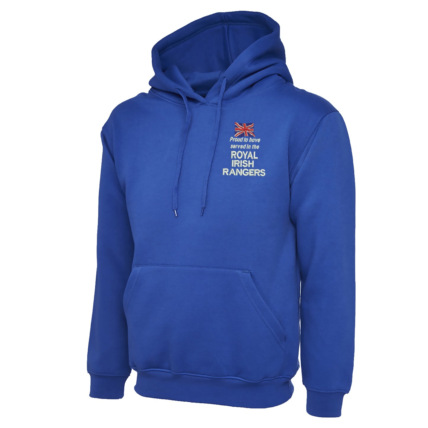 Proud to Have Served in The Royal Irish Rangers Embroidered Classic Hoodie