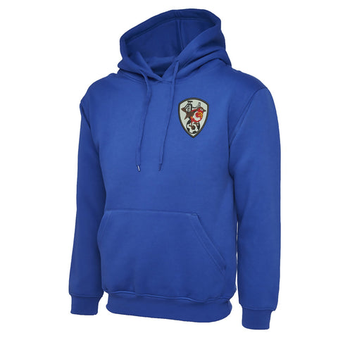 Retro Bristol City 1976 Embroidered Classic Hoodie