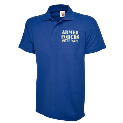 Armed Forces Veteran Polo Shirt