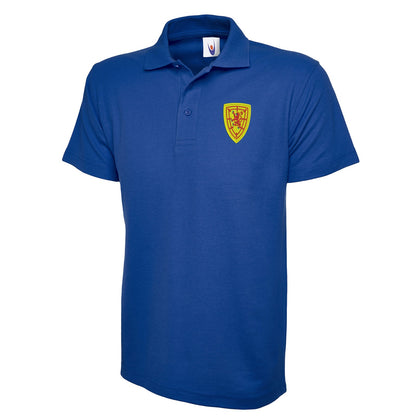 Retro Scotland 1879 Embroidered Classic Polo Shirt