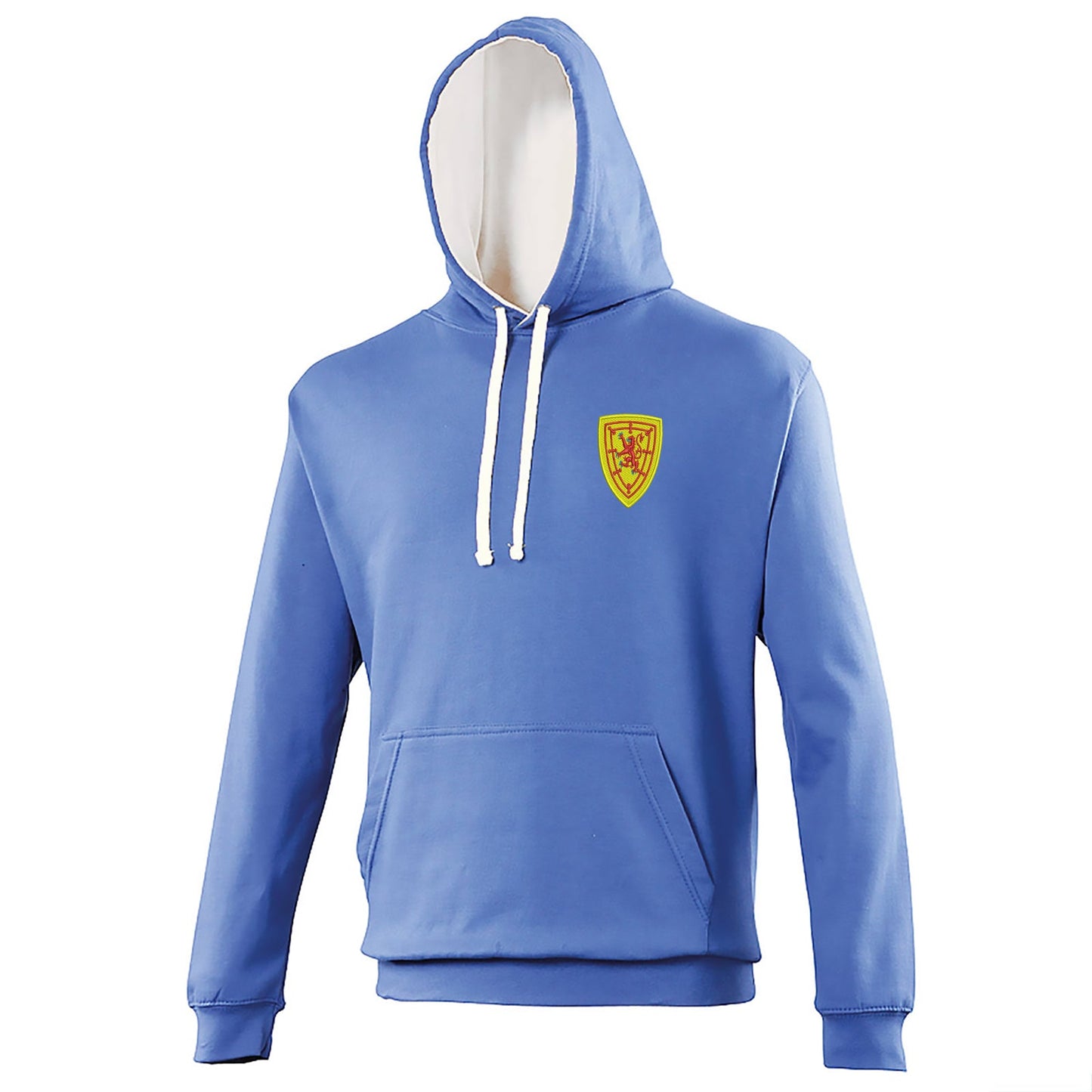 Retro Scotland 1879 Embroidered Contrast Hoodie