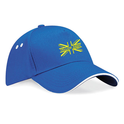 Yellow Army Union Jack Baseball Cap