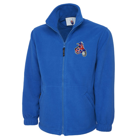 MOD Union Jack Scooter Embroidered Premium Fleece Jacket