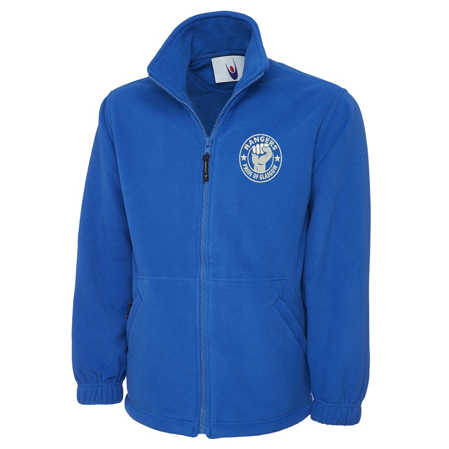 Rangers Pride of Glasgow Embroidered Premium Fleece Jacket