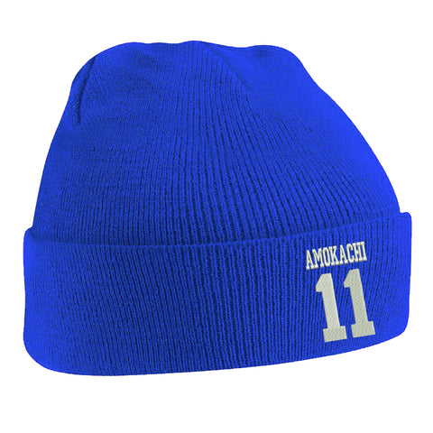 Amokachi 11 Embroidered Beanie Hat