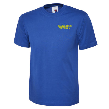 Falklands Veteran Embroidered Classic T-Shirt