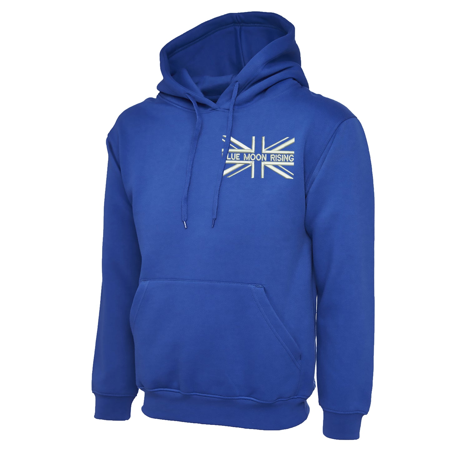 Blue Moon Rising Union Jack Hoodie