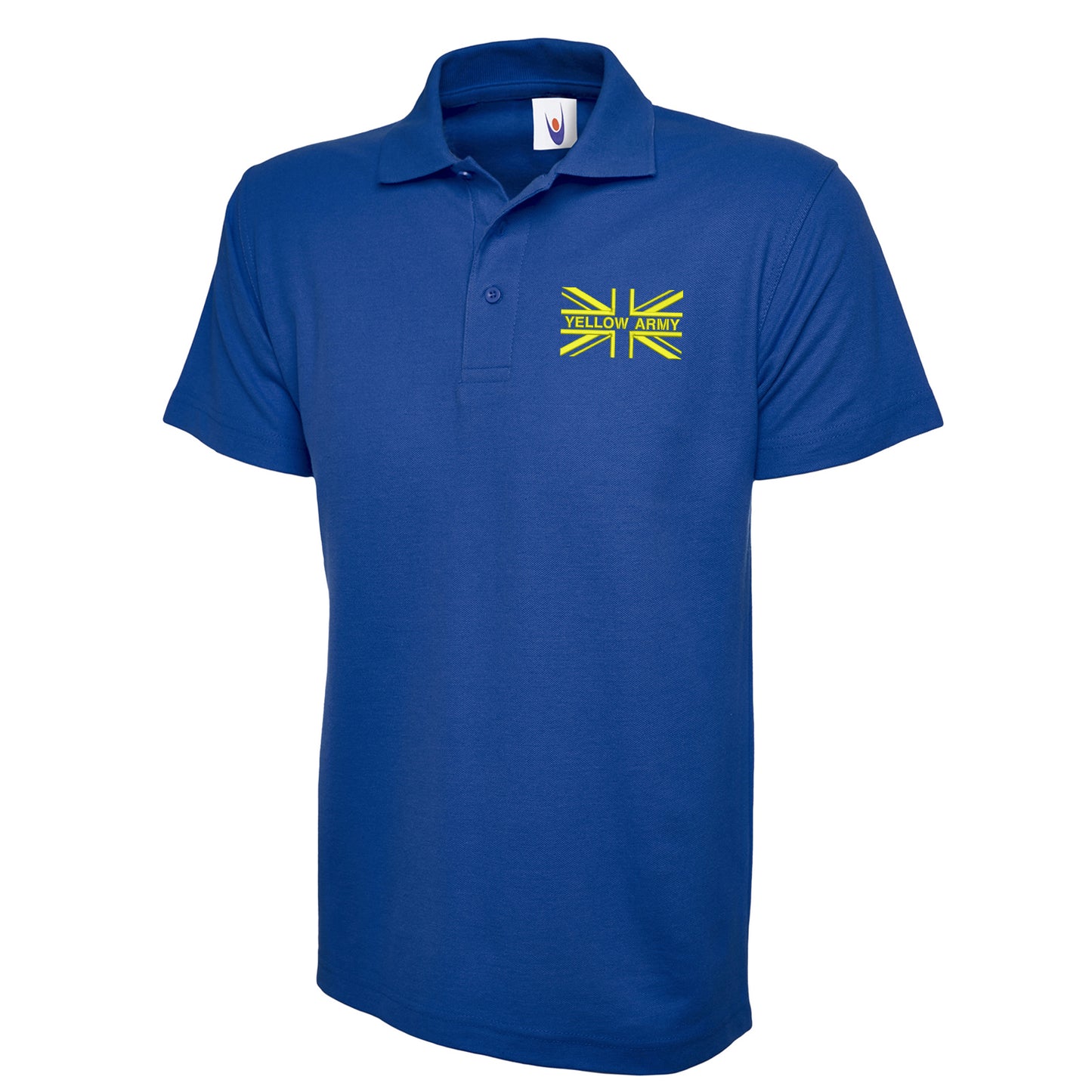 Yellow Army Union Jack Polo Shirt