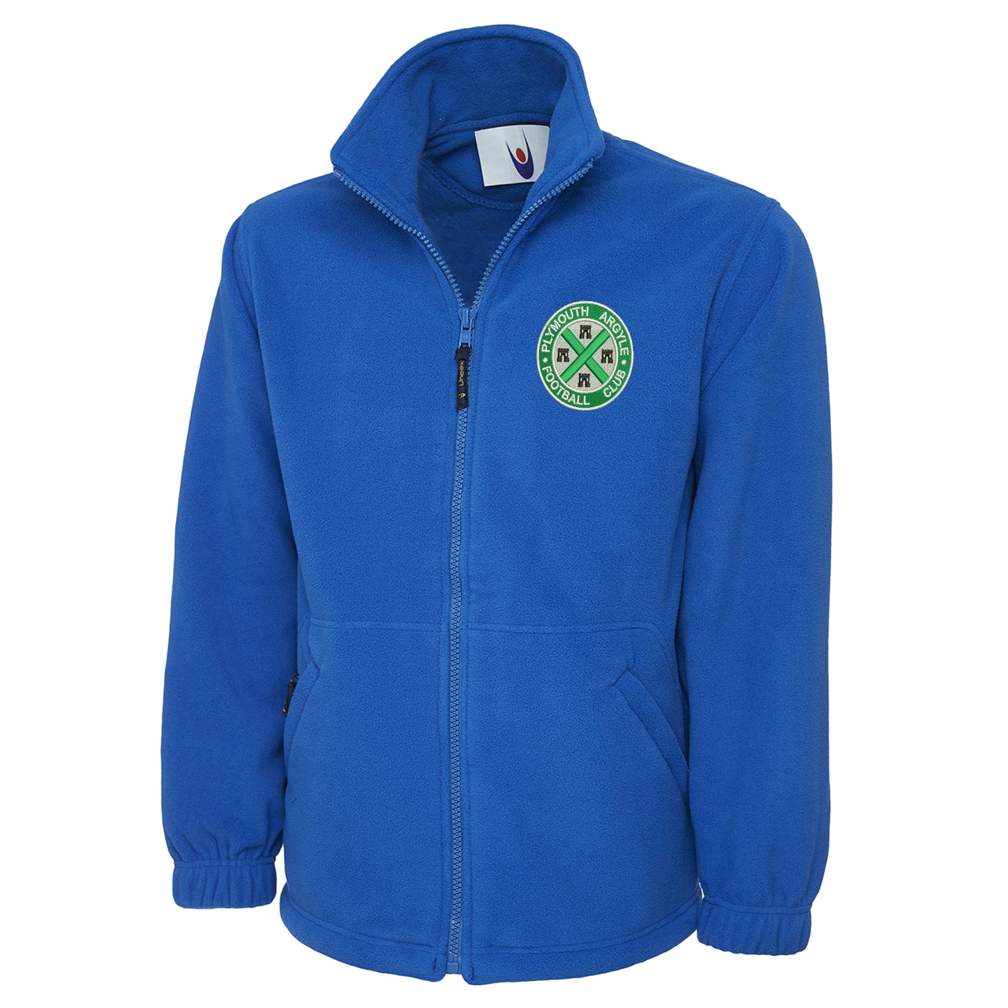 Retro Plymouth 1911 Embroidered Premium Fleece Jacket