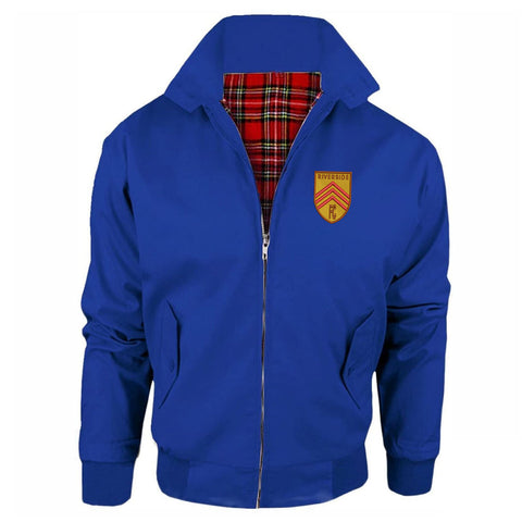 Retro Riverside FC Embroidered Classic Harrington Jacket