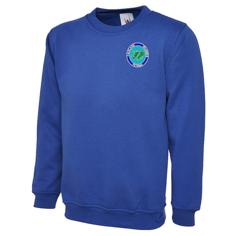 Falkland Islands Veteran Embroidered Classic Sweatshirt