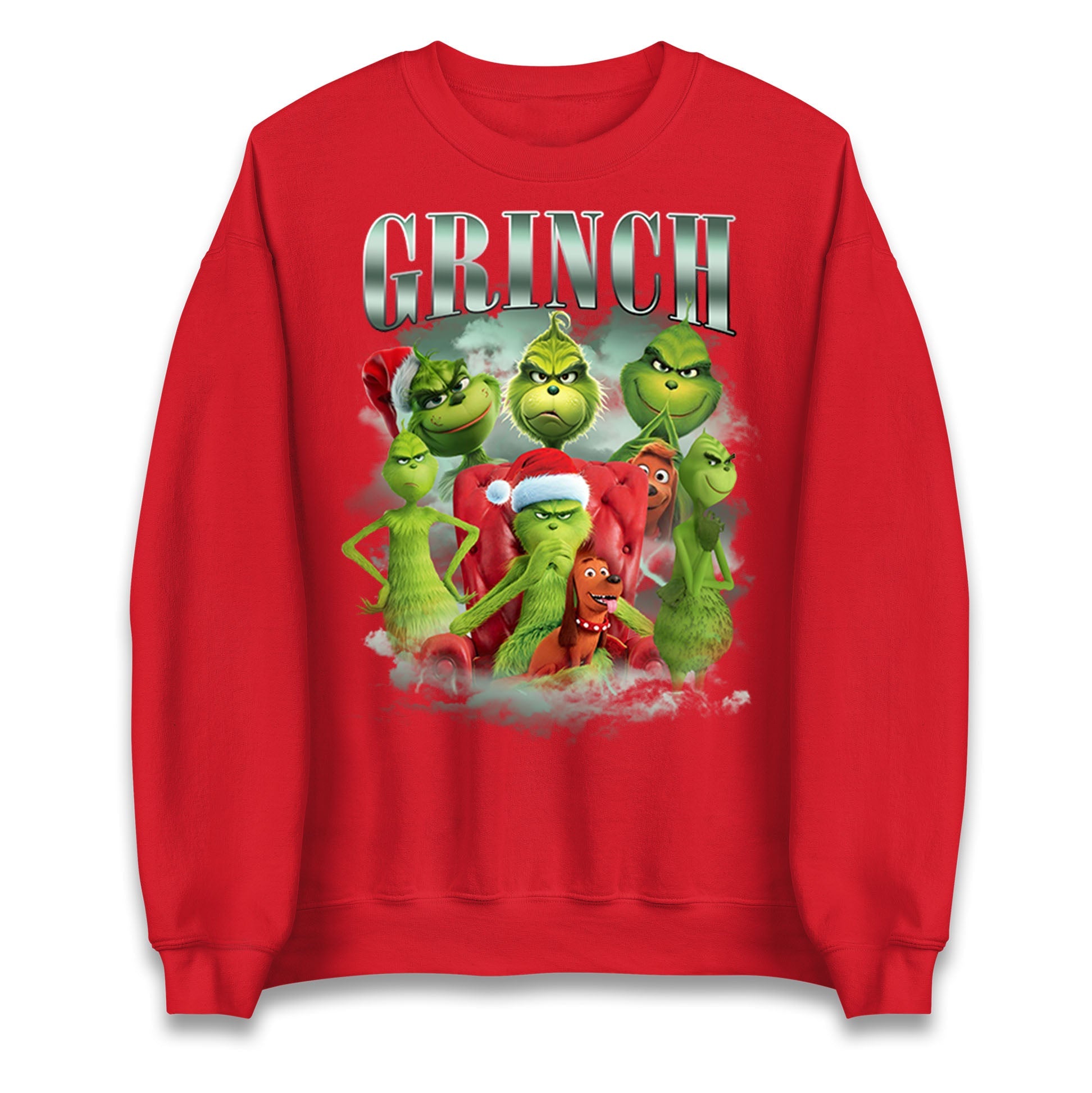 The Grinch Bootleg Christmas Jumper Mens