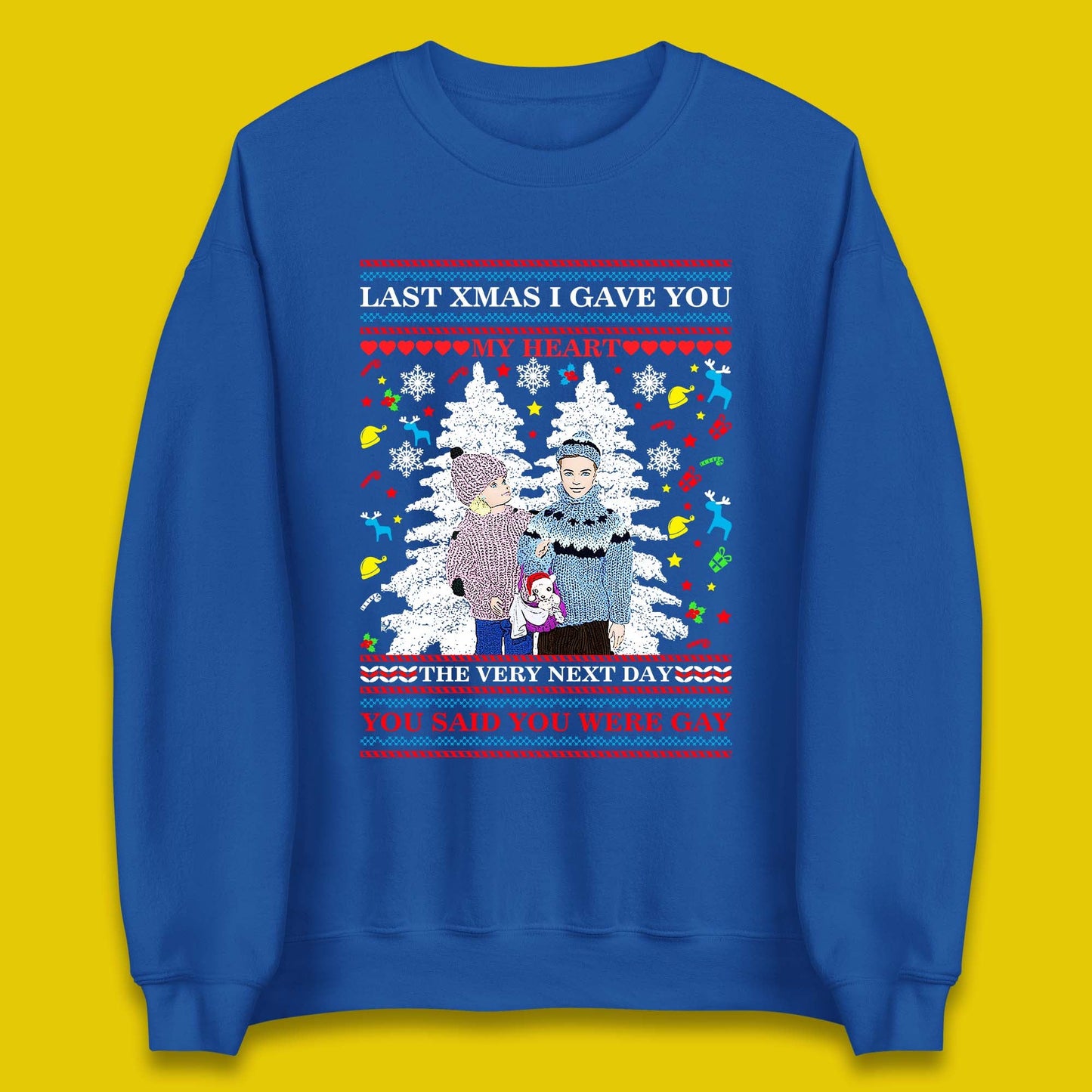 gay christmas sweatshirt