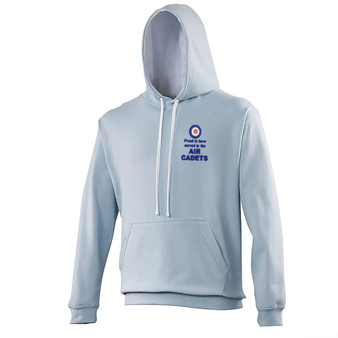 Proud to Have Served in The Air Cadets Embroidered Contrast Hoodie