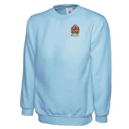 Retro Bristol City 1950s Embroidered Classic Sweatshirt