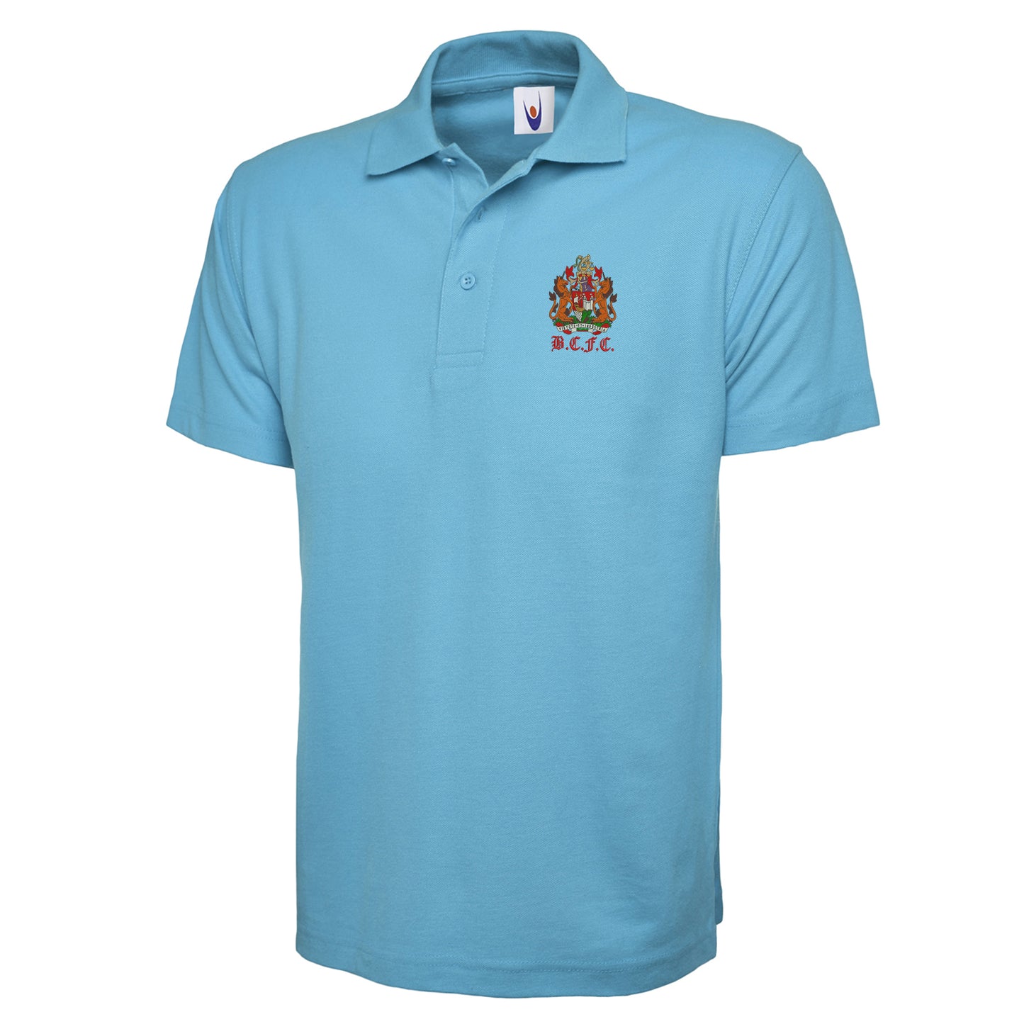 Retro Bristol City 1950s Embroidered Classic Polo Shirt