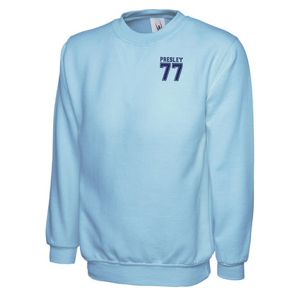 Presley 77 Embroidered Classic Sweatshirt