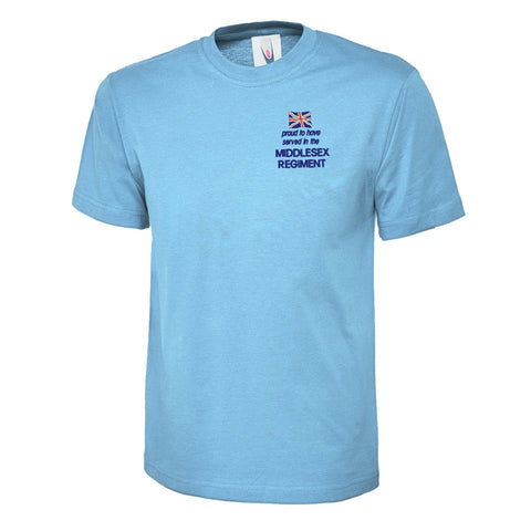 Proud to Have Served in The Middlesex Regiment Embroidered Children's T-Shirt