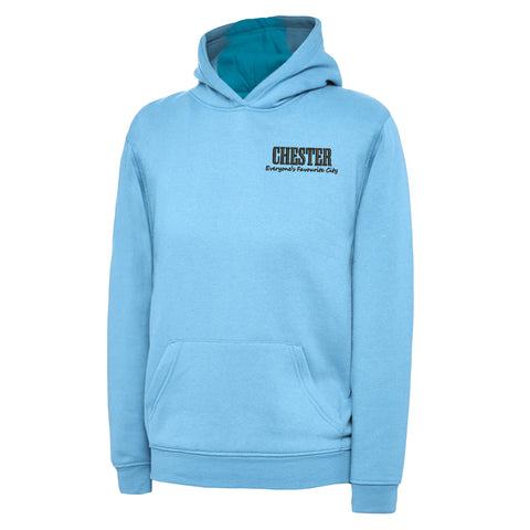 Chester Everyone's Favourite City Embroidered Children's Hoodie