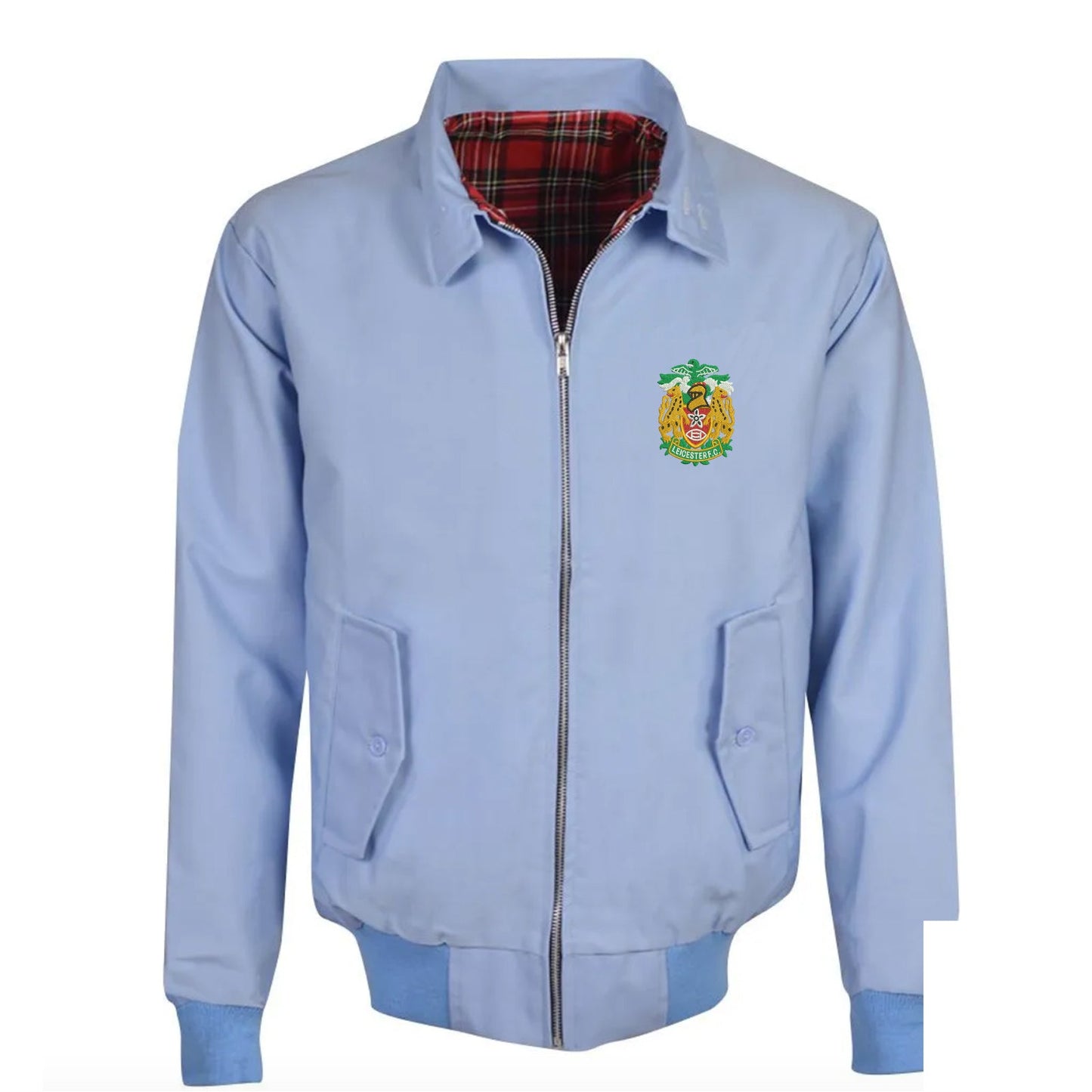 Retro Leicester FC Rugby 1990s Embroidered Classic Harrington Jacket