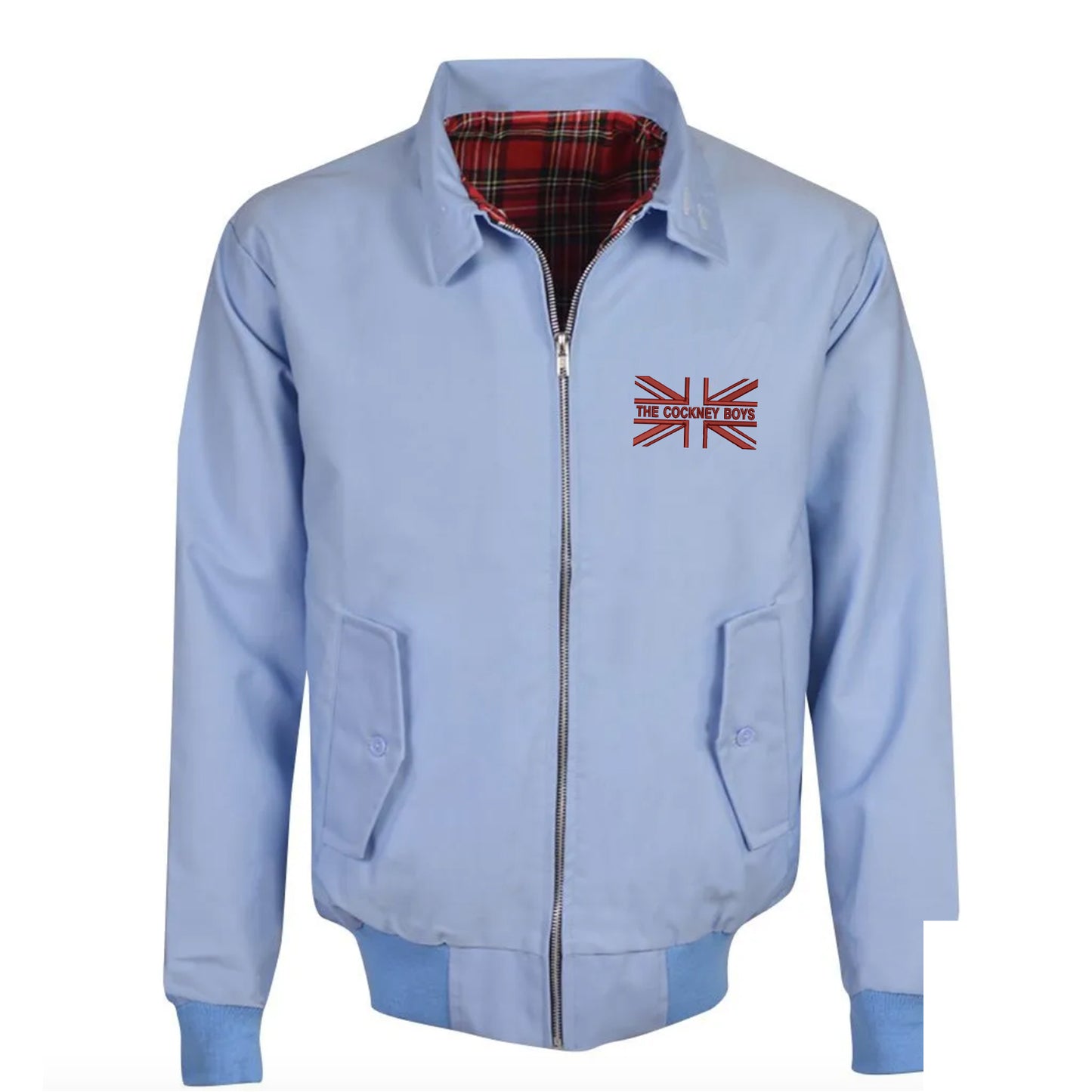 The Cockney Boys Union Jack Embroidered Classic Harrington Jacket