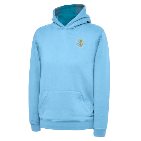 Royal Navy Veteran Anchor Embroidered Children's Hoodie