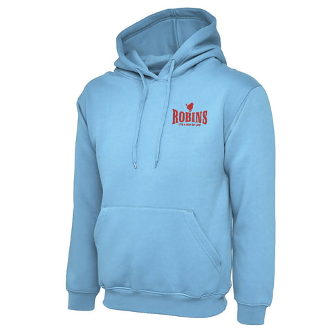 Robins It's a Way of Life Embroidered Classic Hoodie