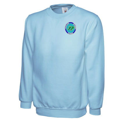 Falkland Islands Veteran Embroidered Classic Sweatshirt