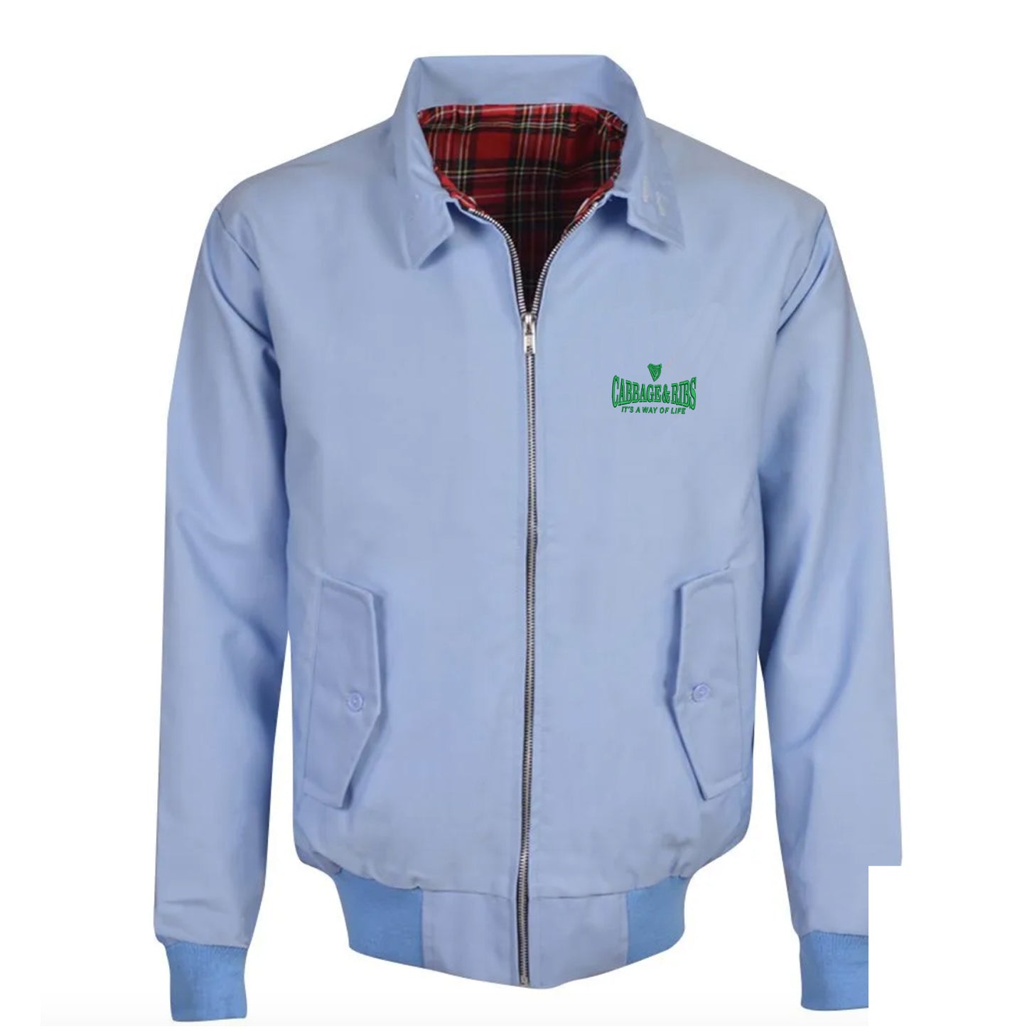 Cabbage & Ribs It's a Way of Life Classic Harrington Jacket