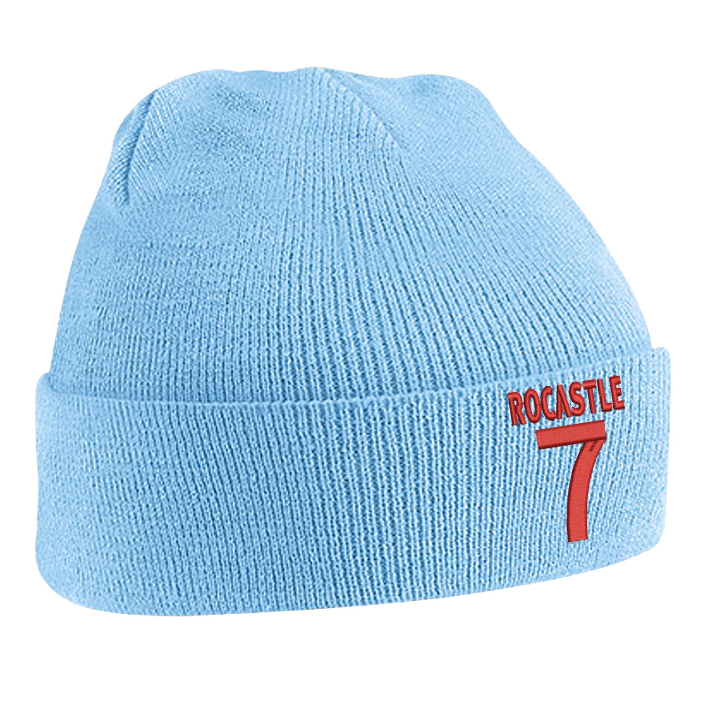 Rocastle 7 Embroidered Beanie Hat