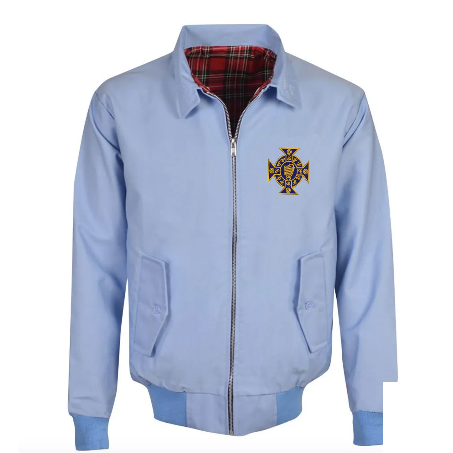 Retro Northern Ireland 1882 Embroidered Classic Harrington Jacket