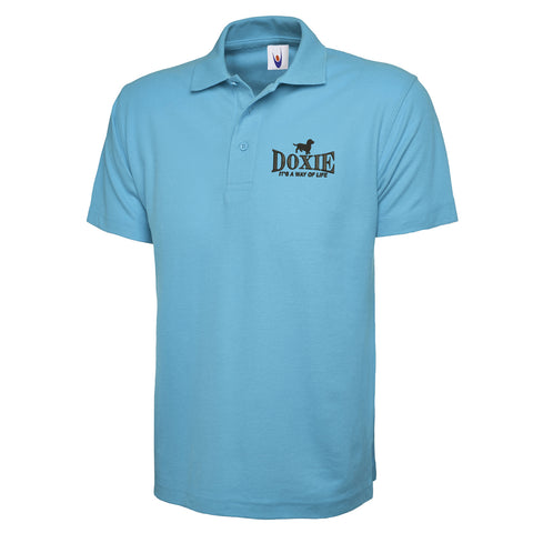 Doxie It's a Way of Life Embroidered Classic Polo Shirt