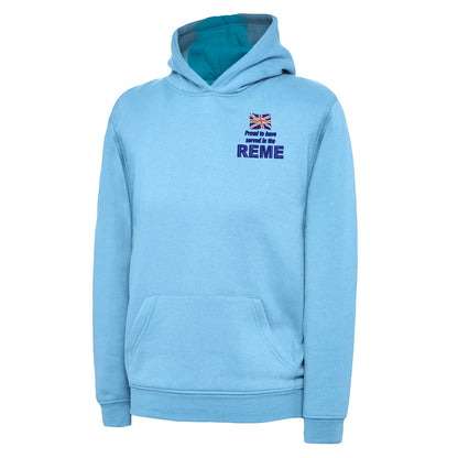 Proud to Have Served in The REME Embroidered Children's Hoodie