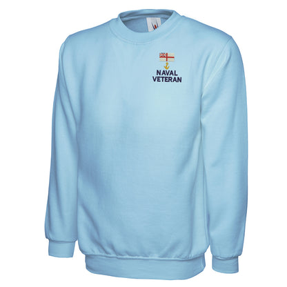 White Ensign Naval Anchor Veteran Sweatshirt