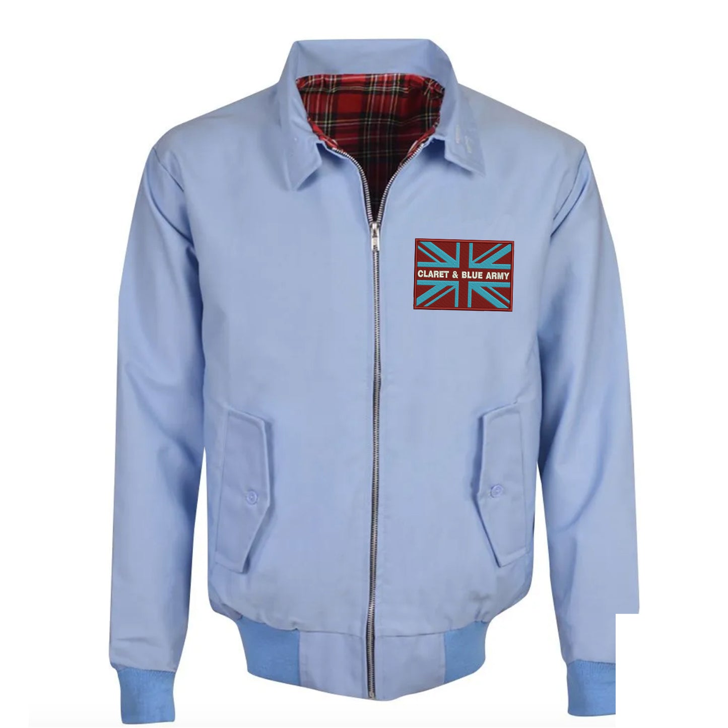 Claret & Blue Army Coloured Union Jack Jacket