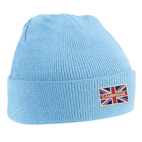 Cambridge Coloured Union Jack Beanie Hat