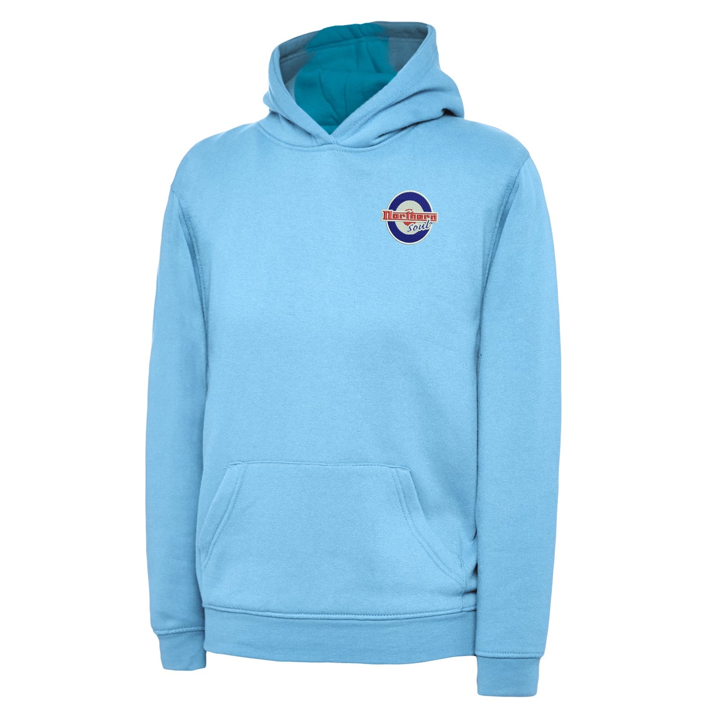 Northern Soul Roundel Embroidered Children's Hoodie