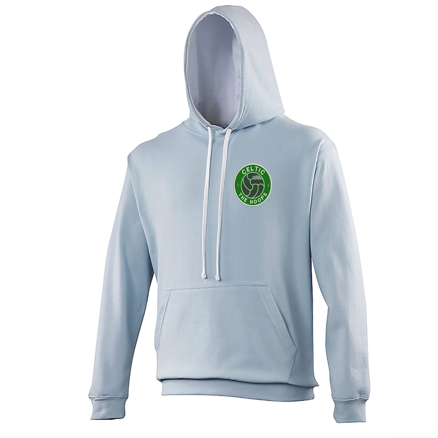 The Hoops Old School Ball Embroidered Contrast Hoodie