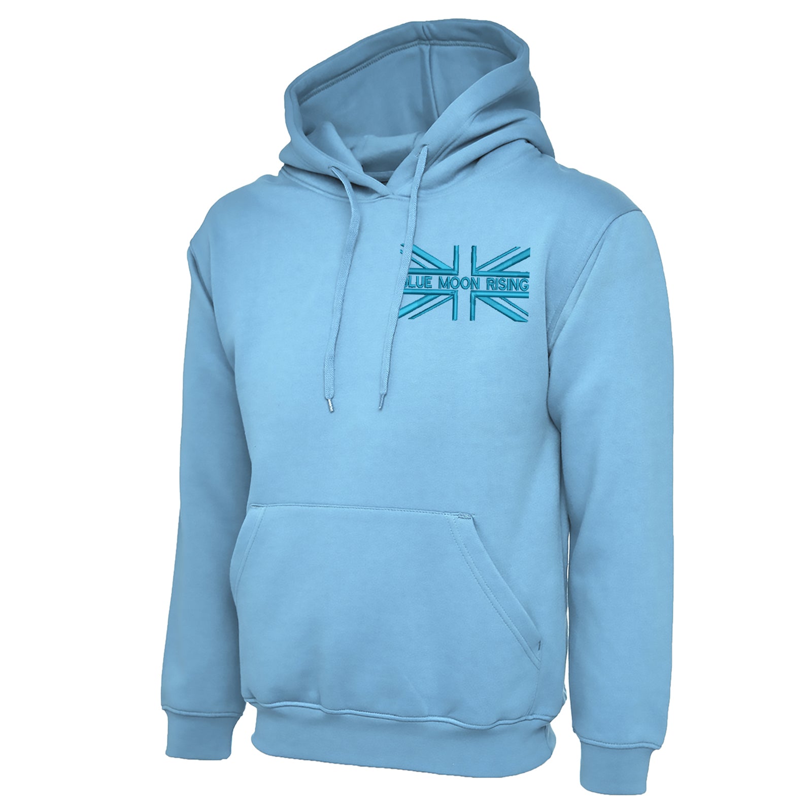 Blue Moon Rising Union Jack Hoodie