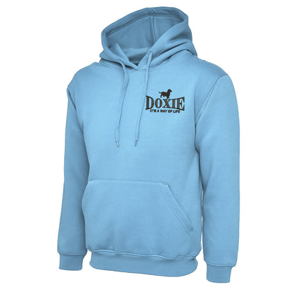 Doxie It's a Way of Life Embroidered Hoodie